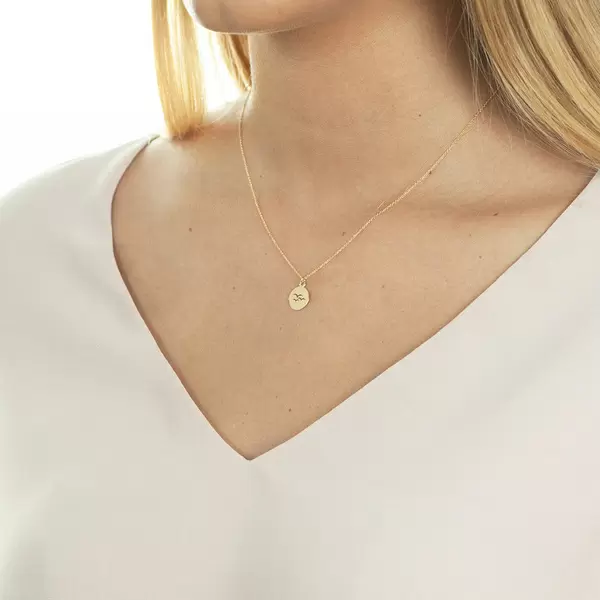 Leaf Jewelry Halskette Birds, 14 K Gelbgold Letzte 3 Tage