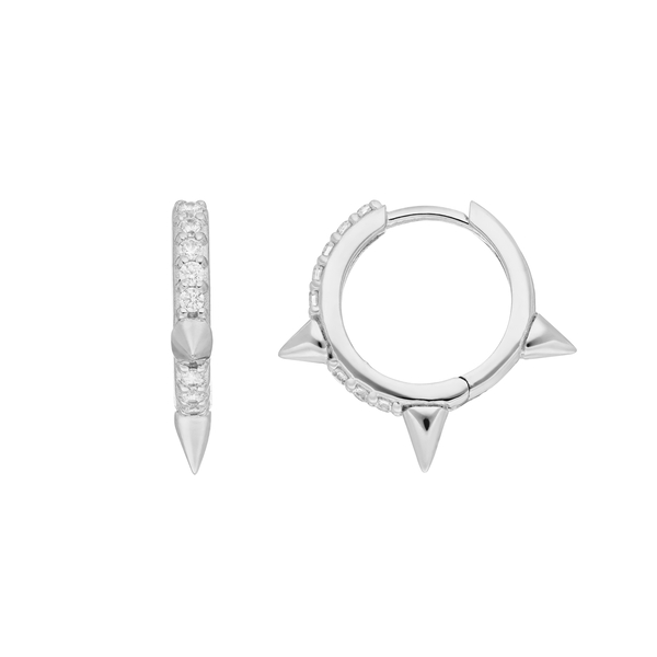 Leaf Jewelry Creole Triple Stud, 925 Sterlingsilber Blitzverkäufe