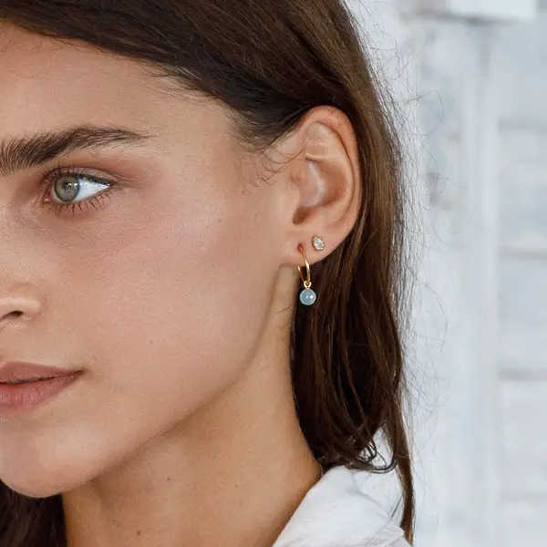 Leaf Jewelry Silber Earring Mix "Ocean Dream", Gelbgold Zeitlich begrenztes Angebot