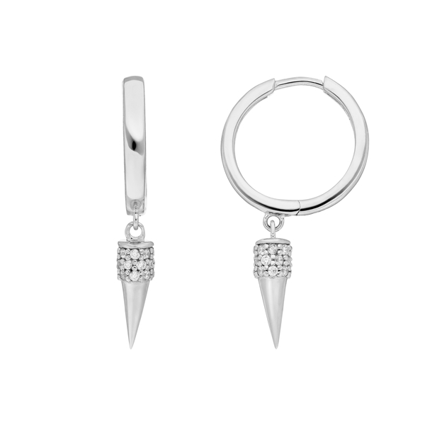 Leaf Jewelry Creole Single Stud, 925 Sterlingsilber Kauf eins, bekomm eins gratis