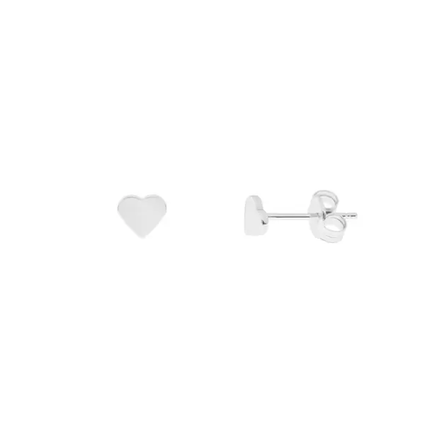 Leaf Jewelry Ohrstecker MINI, Herz, 925 Sterlingsilber Wochenangebot