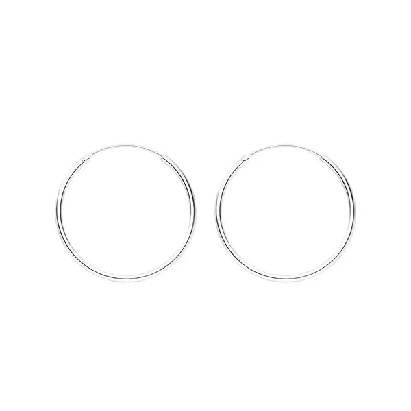Leaf Jewelry Creole Pure, 30mm, 925 Sterlingsilber Neueste Stile