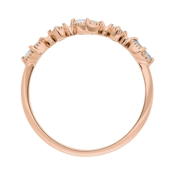 Leaf Jewelry Silber Ring, Oval Gems, Rosegold Angebote