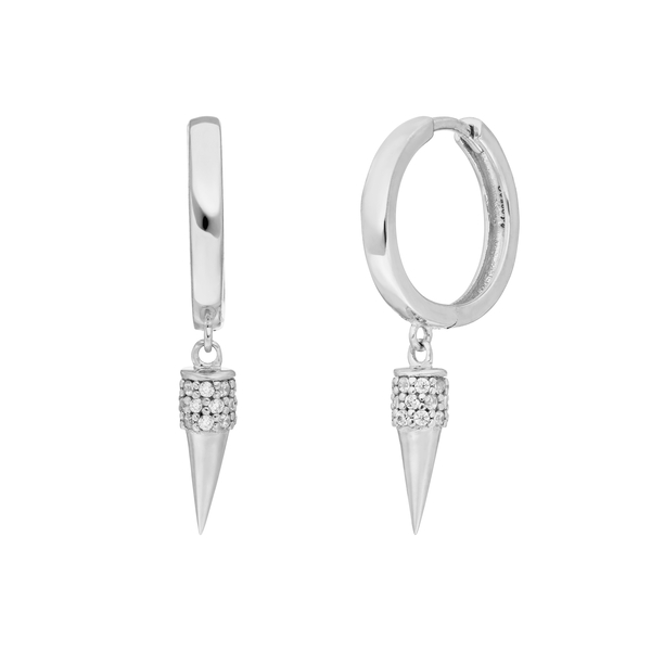 Leaf Jewelry Creole Single Stud, 925 Sterlingsilber Kostenlose Rückgabe