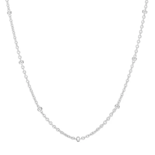Leaf Jewelry Gliederkette mit Kugeln, 55cm, 925 Sterlingsilber Letzte 2 Tage