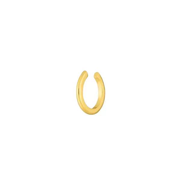 Leaf Jewelry Earcuff Basic, 10 mm, 18 K Gelbgold vergoldet Zeitbegrenzte Promotion