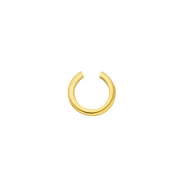 Leaf Jewelry Earcuff Basic, 10 mm, 18 K Gelbgold vergoldet Zeitbegrenzte Promotion