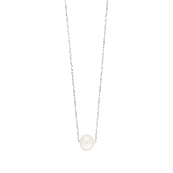 Leaf Jewelry Halskette Perlen Tropfen, 925er Silber Nur noch ein Tag übrig