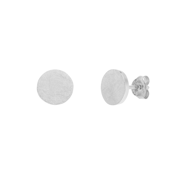 Leaf Jewelry Ohrstecker Plättchen, klein, 925 Sterlingsilber im Angebot