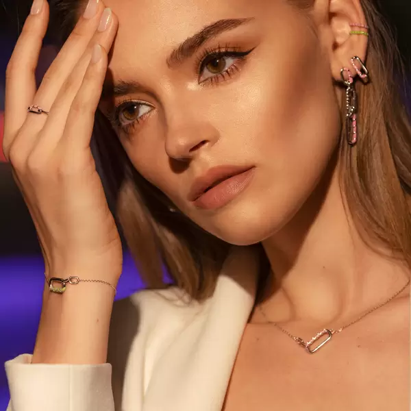Leaf Jewelry Silber Earcuff, Neon Twist Bis zu 60% Rabatt