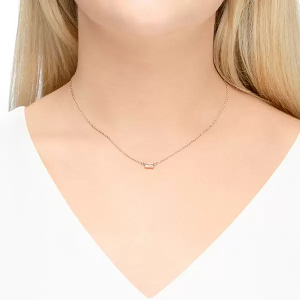 Leaf Jewelry Halskette SPARKLE, 18 K Rosegold vergoldet Bis zu 65% Rabatt