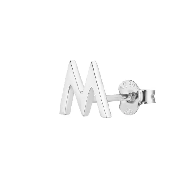 Leaf Jewelry Buchstabenstecker, 925 Sterlingsilber, 1 Stück, B Rabatte dieses Monats