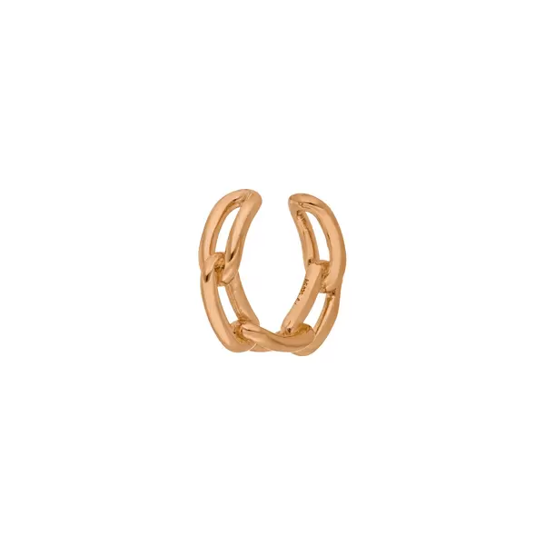 Leaf Jewelry Silber Earcuff, CHAIN, Rosegold im Angebot
