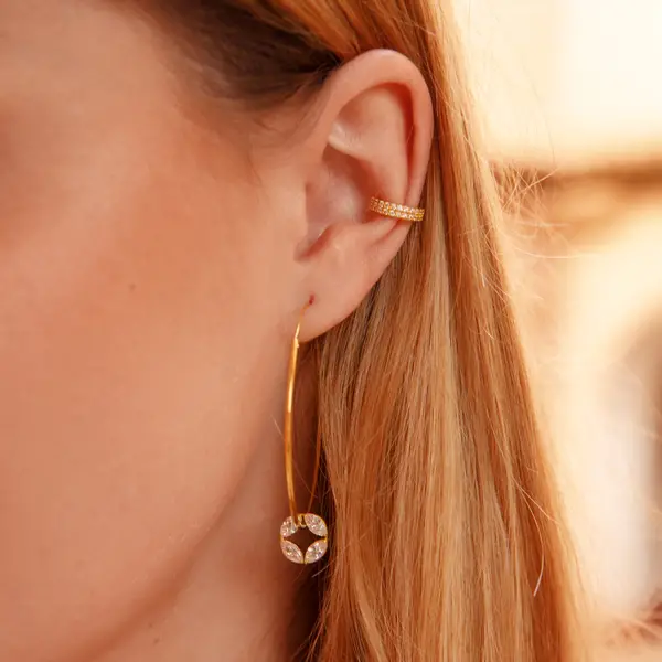 Leaf Jewelry Silber Earcuff, Zirkonia Neuheiten