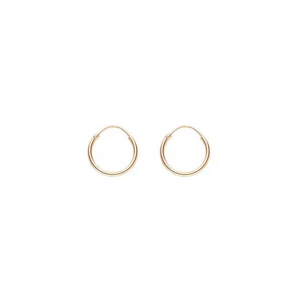Leaf Jewelry Creole Pure, klein, 18 K Rosegold vergoldet Bis zu 65% Rabatt