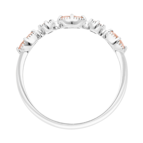 Leaf Jewelry Silber Ring, Oval Gems, Rosenquarz Sonderangebot der Fabrik
