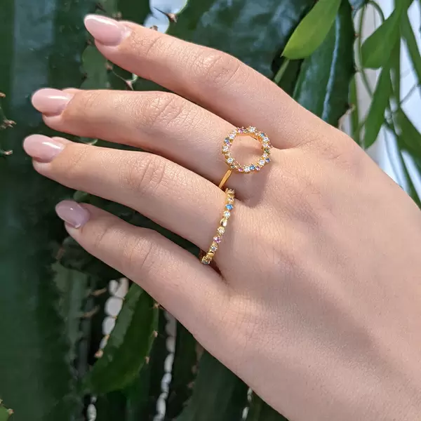 Leaf Jewelry Ring CANDY, 925 Sterlingsilber, Gr.52 Outlet