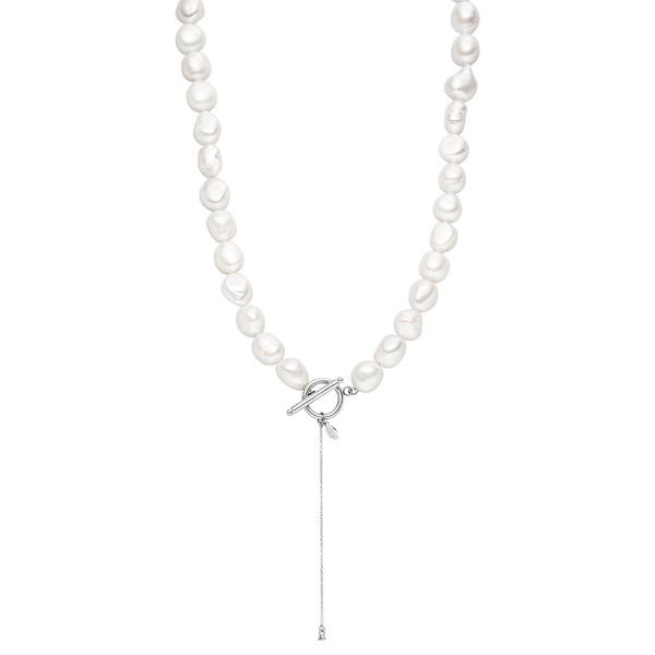 Leaf Jewelry Halskette Barockperle, 925 Sterlingsilber im Angebot