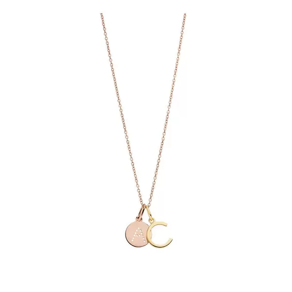 Leaf Jewelry Buchstaben Halskette-A Kostenloser Versand