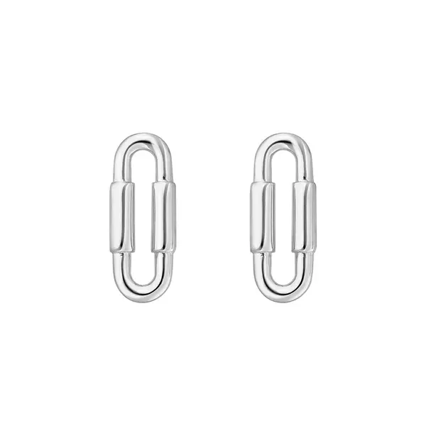 Leaf Jewelry Silber Ohrstecker, Karabiner Fabrik Onlineshop