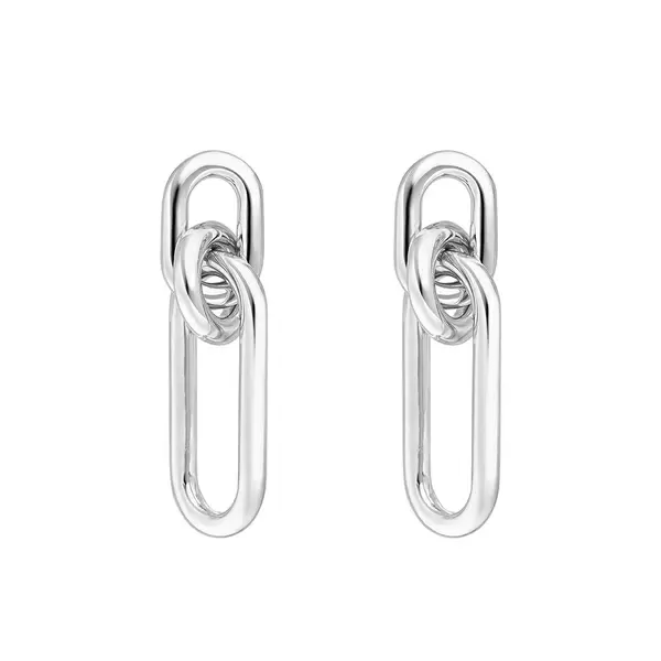 Leaf Jewelry Silber Ohrhänger, Karabiner Neueste Mode
