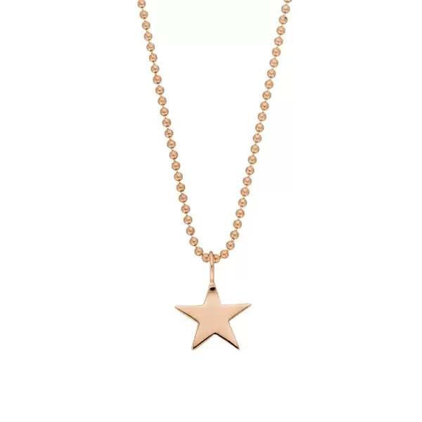 Leaf Jewelry Halskette STAR, 14 K Rosegold Zeitbegrenzte Promotion