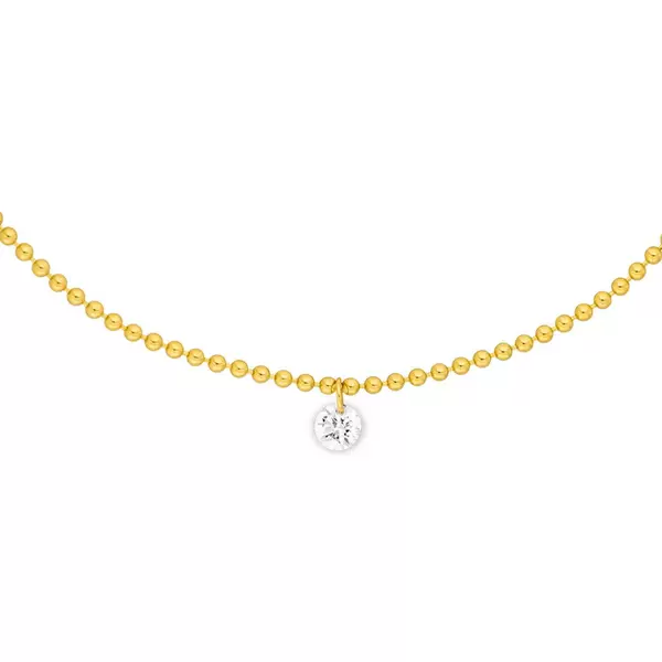 Leaf Jewelry Armkette Pure Ball Chain, Diamant, 14 K Gelbgold 50% Rabatt mit kostenlosem Versand