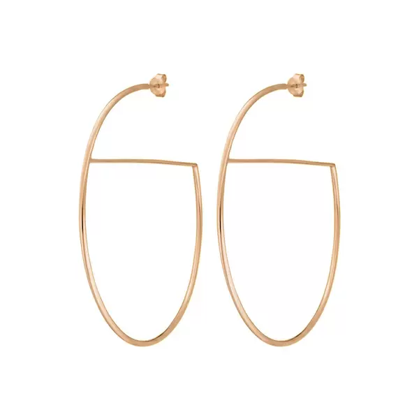 Leaf Jewelry Creole All Around, 18 K Rosegold vergoldet Verkauf