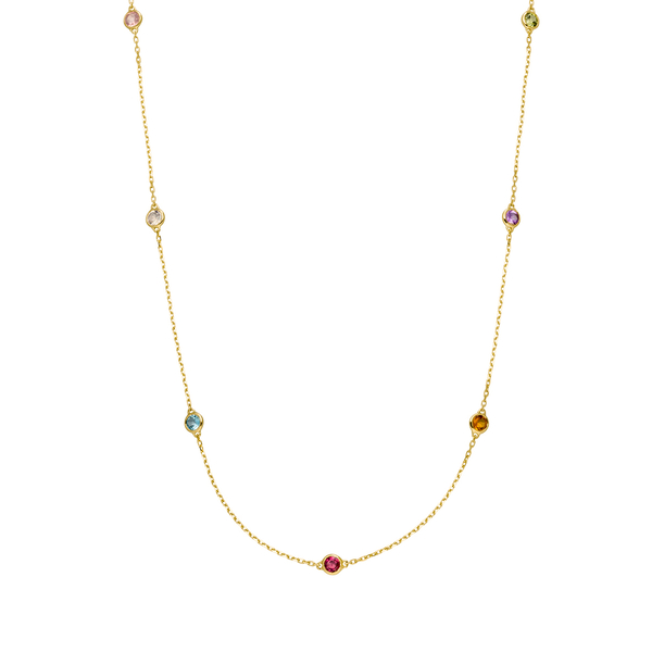 Leaf Jewelry Halskette Fine Gems, 14K Gelbgold Neueste Mode