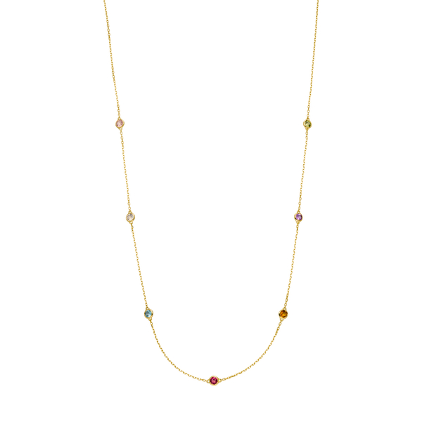 Leaf Jewelry Halskette Fine Gems, 14K Gelbgold Neueste Mode