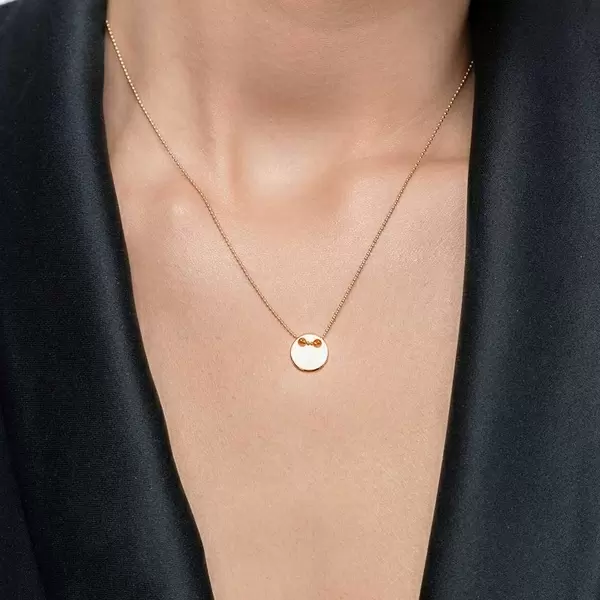 Leaf Jewelry Halskette Plate, 14 K Gelbgold JETZT KAUFEN