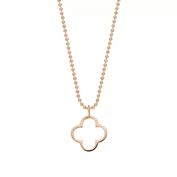 Leaf Jewelry Halskette GENTLE CLOVER, 14 K Rosegold Zeitbegrenzte Promotion