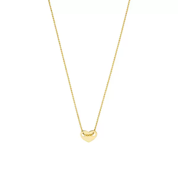 Leaf Jewelry Halskette Heart, 14 K Gelbgold VIP-Rabatte
