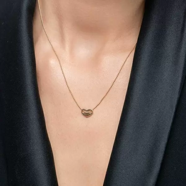 Leaf Jewelry Halskette Heart, 14 K Gelbgold VIP-Rabatte