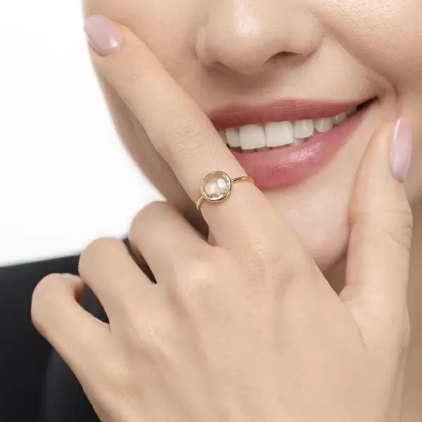 Leaf Jewelry Ring Grüner Amethyst, 14 K Gelbgold, JETZT KAUFEN