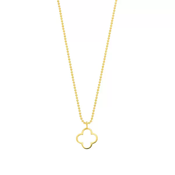 Leaf Jewelry Halskette GENTLE CLOVER, 14 K Gelbgold Nur für heute