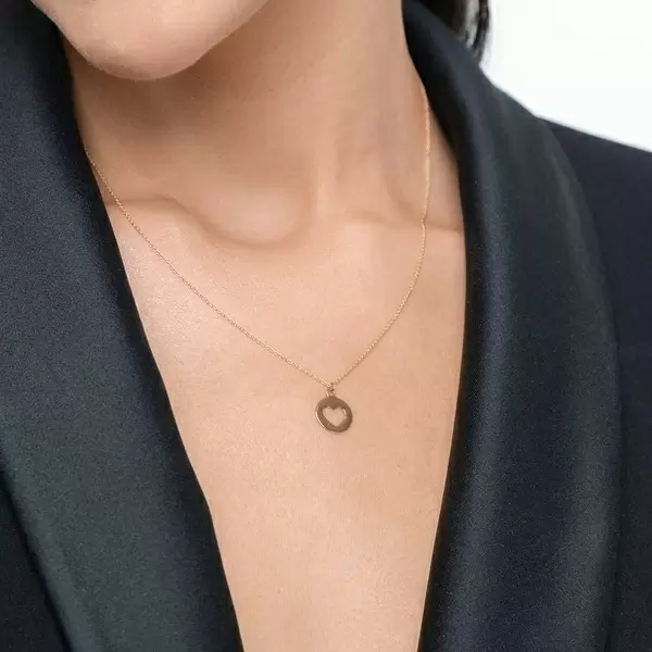 Leaf Jewelry Halskette Heart, 14 K Gelbgold Discount Store für neue Produkte