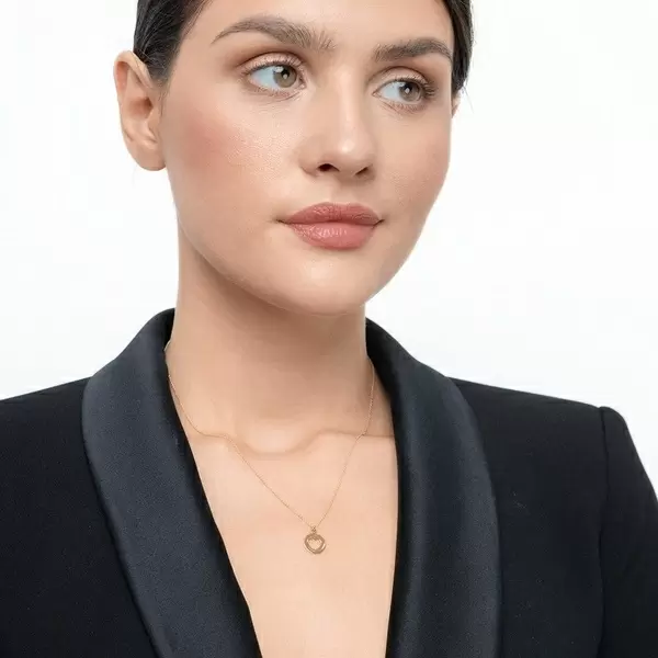 Leaf Jewelry Halskette Heart, 14 K Gelbgold Discount Store für neue Produkte