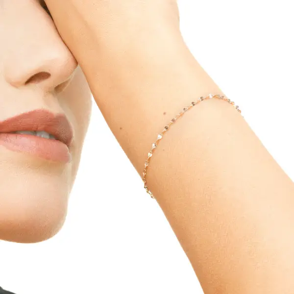 Leaf Jewelry Armkette Shiny Twist, 14K Gelbgold Riesige Rabatte