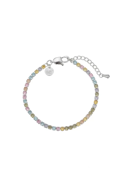 Leslii Armband Stainless Kristall versilbert Rainbow Rabatte dieses Monats
