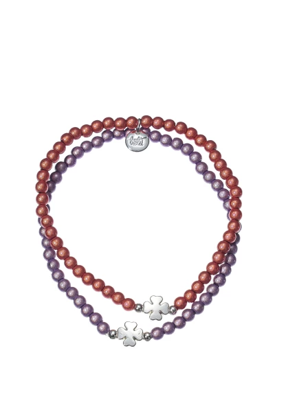 Leslii Reflective Pearl Perlen-Armband Magic 3D-Effekt ⌀ 4mm in Lila Online
