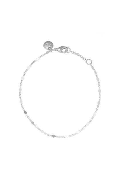 Leslii Glieder-Armband Set Recycled versilbert Outlet