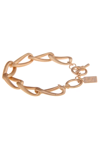Leslii Armband Statement Glieder Matt Gold Blitzverkäufe