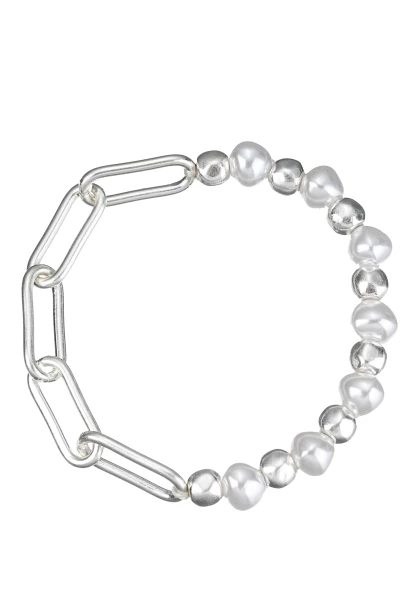 Leslii Armband Gliederperlen | Silber Cyber Monday