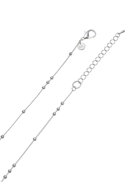 Leslii Lange Halskette Herz-Blatt Silber Nur für heute