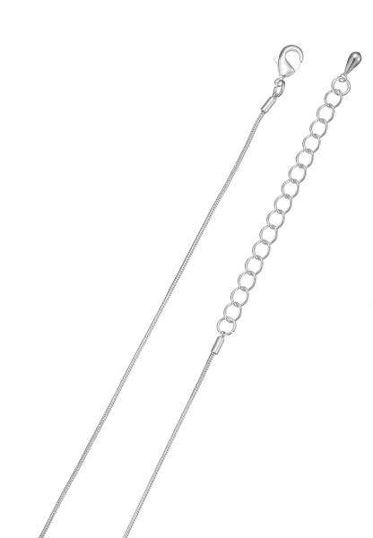 Leslii Lange Kette Tropfen in Silber Lila 50% Rabatt für begrenzte Zeit