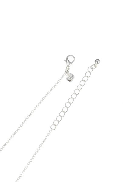 Leslii Kurze Kette Glasstein Anhänger Silber Online Shopping