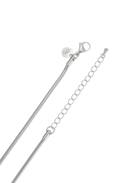 Leslii Lange Kette Ring Tropfen Edelstahl Silber Cyber Monday
