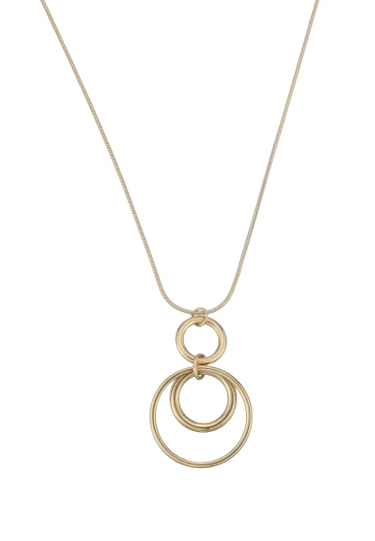 Leslii Lange Kette Ringe Edelstahl Gold Muttertagsangebot