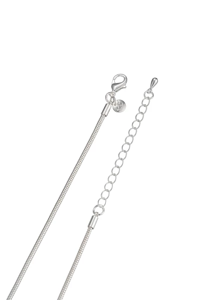 Leslii Lange Kette Glitzer Ringe Silber Jubiläumsangebot
